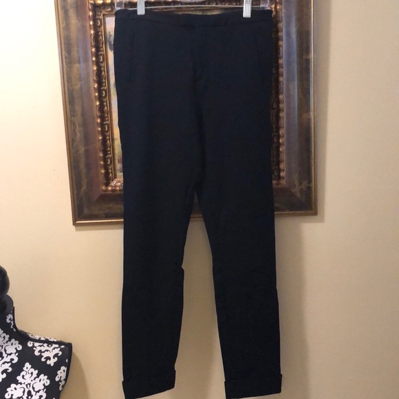 ATM Classic high waist straight leg cuff, front pockets stretchy comfy pants - Picture 1 of 9